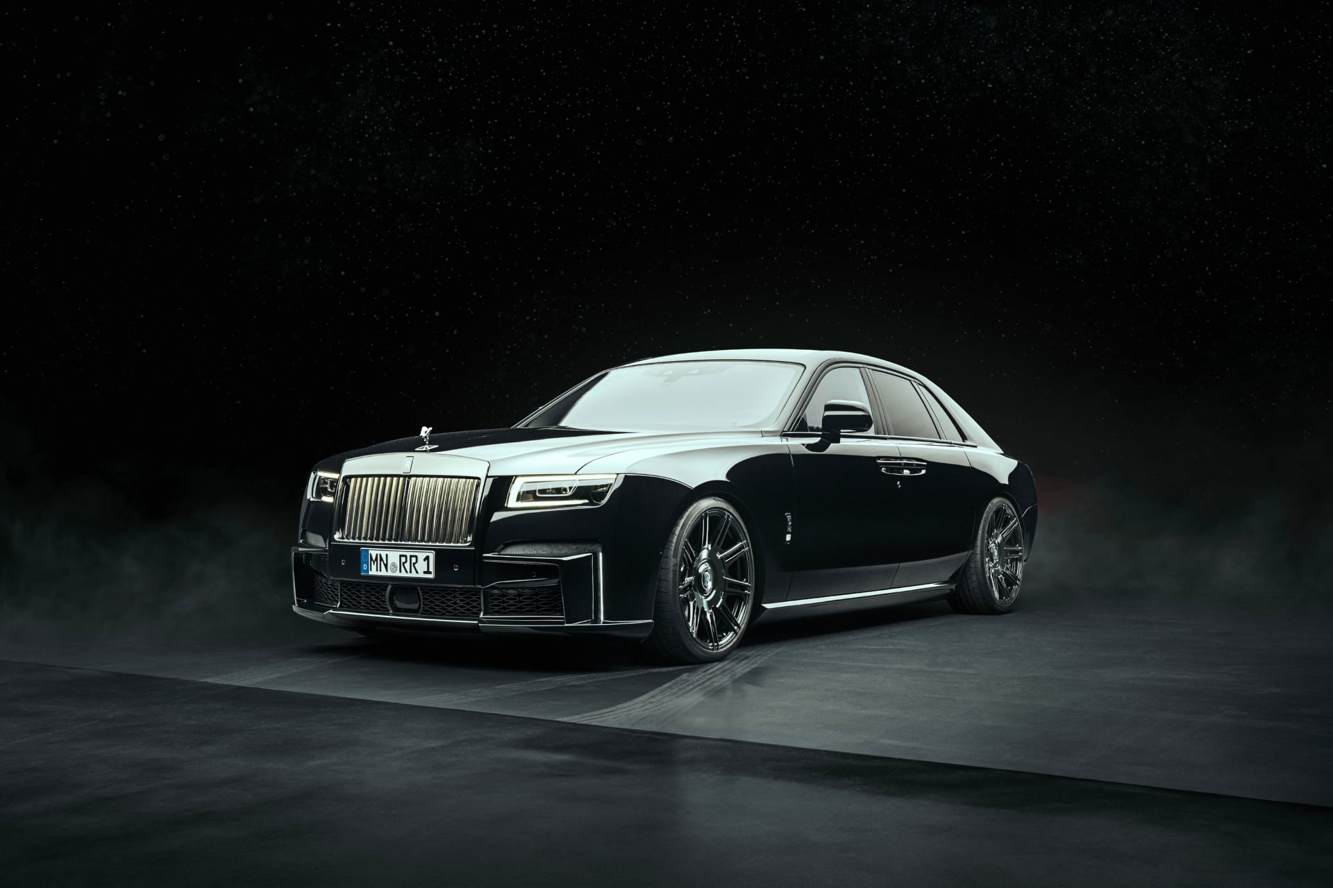 Spofec Rolls-Royce Black Badge Ghost at 1280 x 720 HD size wallpapers HD quality