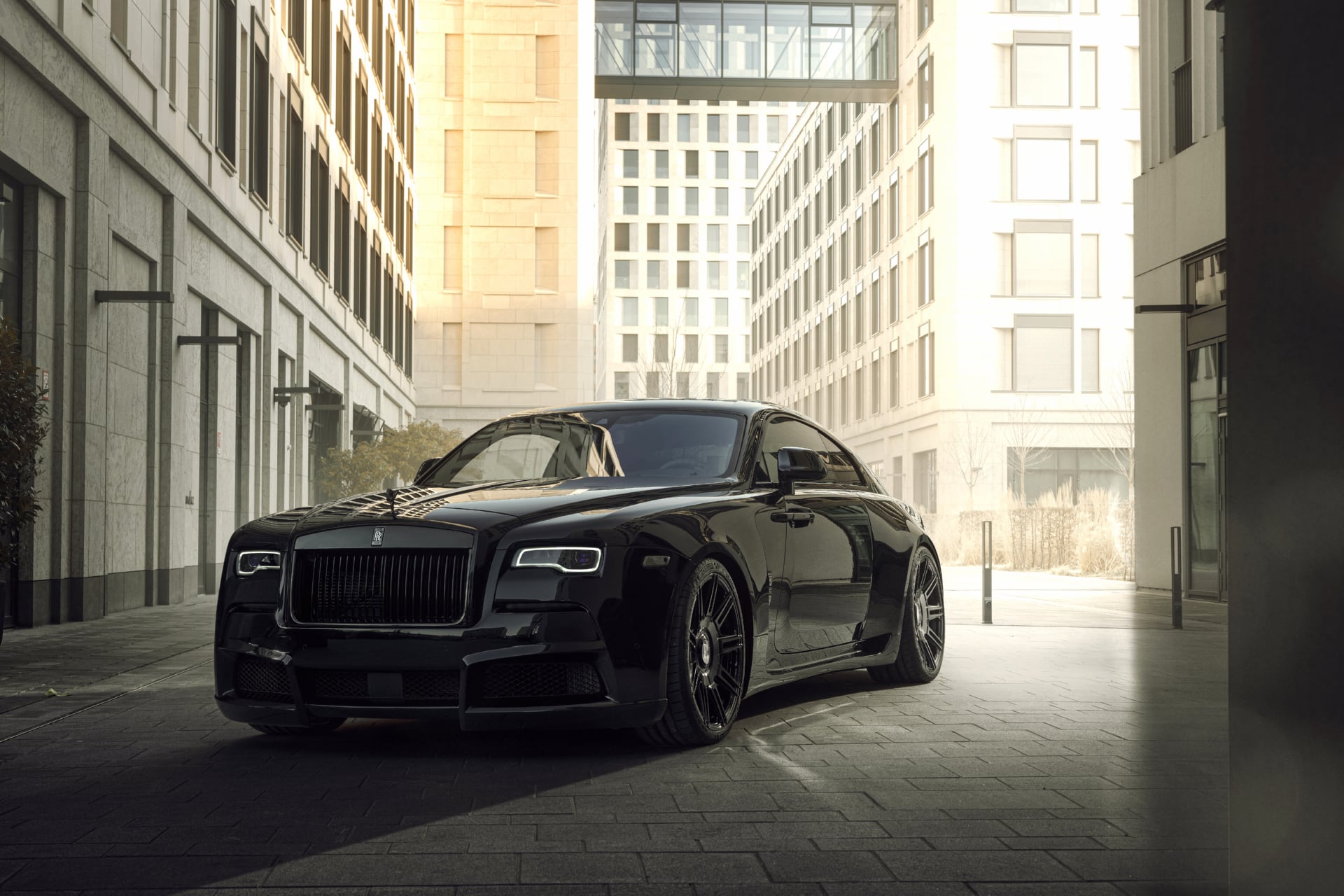 Spofec Rolls-Royce Wraith Black Badge Overdose at 2048 x 2048 iPad size wallpapers HD quality