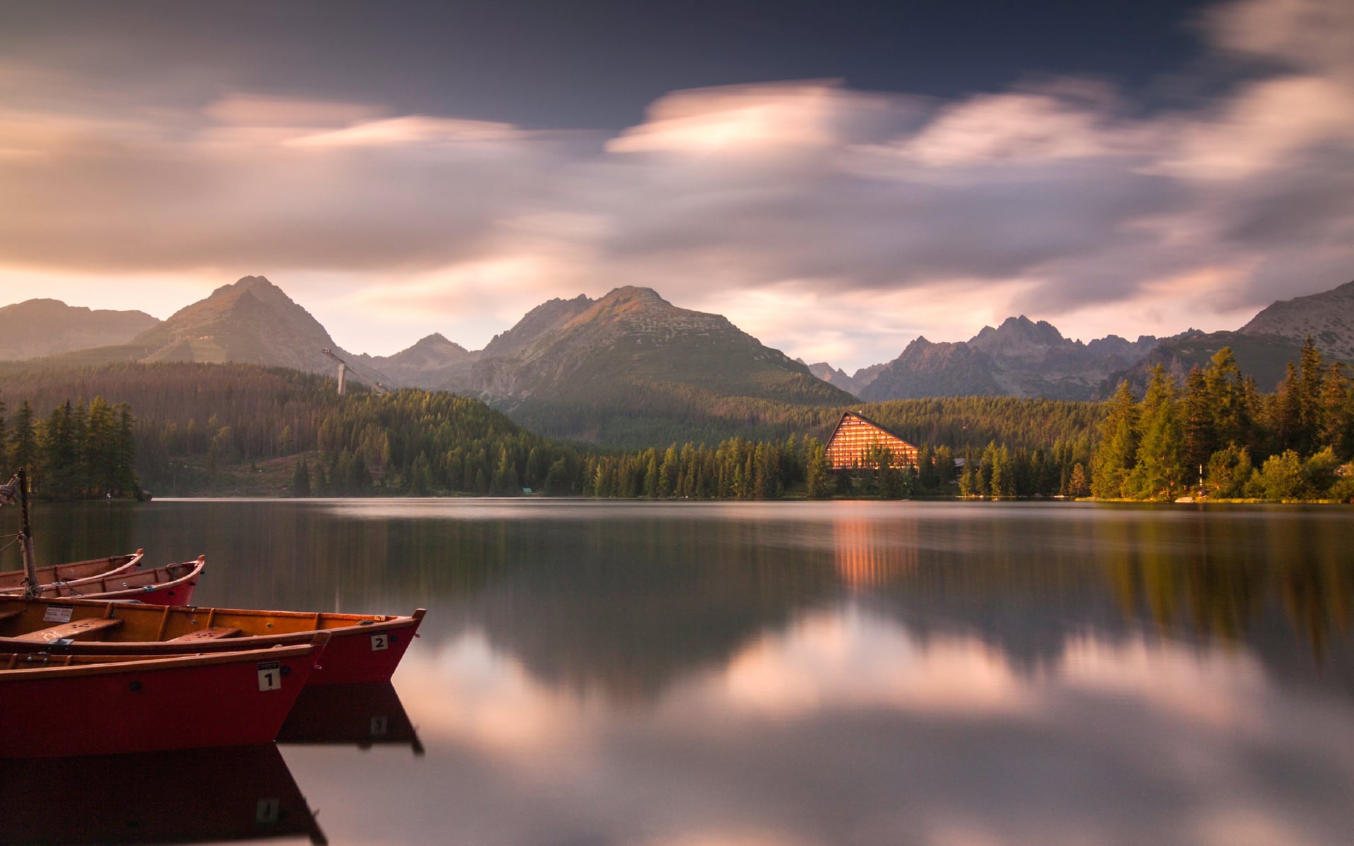 Strbske pleso at 320 x 480 iPhone size wallpapers HD quality