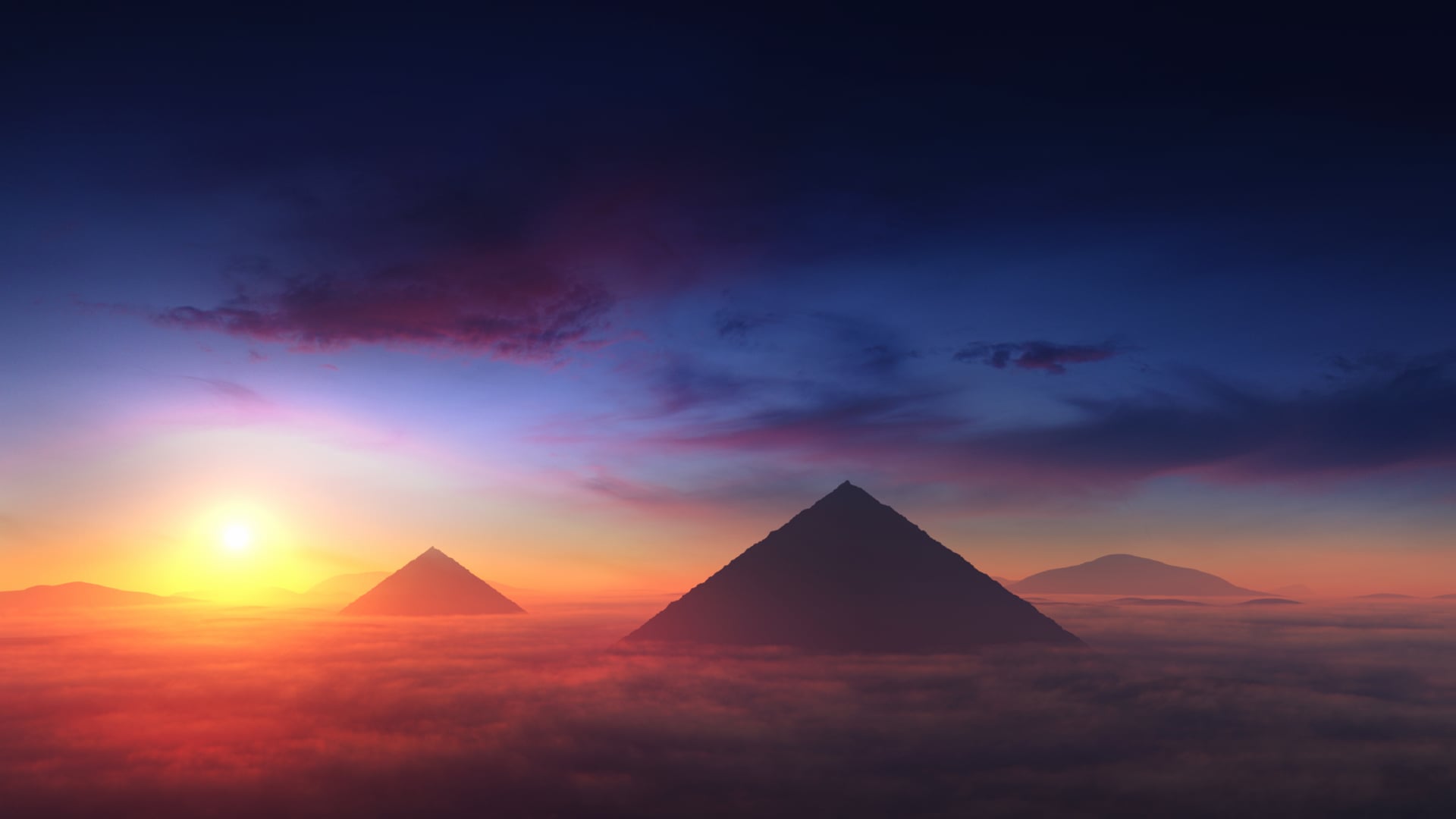 The Great Pyramid of Giza at 1600 x 1200 size wallpapers HD quality