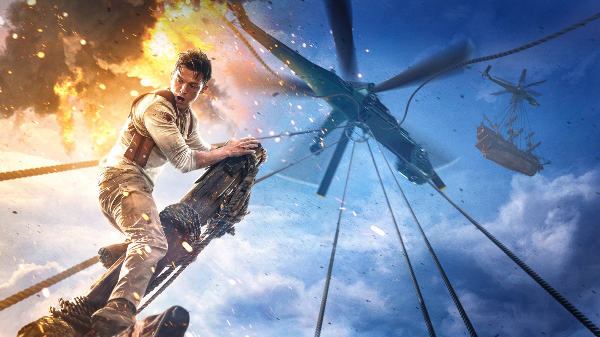 Tom Holland as Nathan Drake at 1152 x 864 size wallpapers HD quality