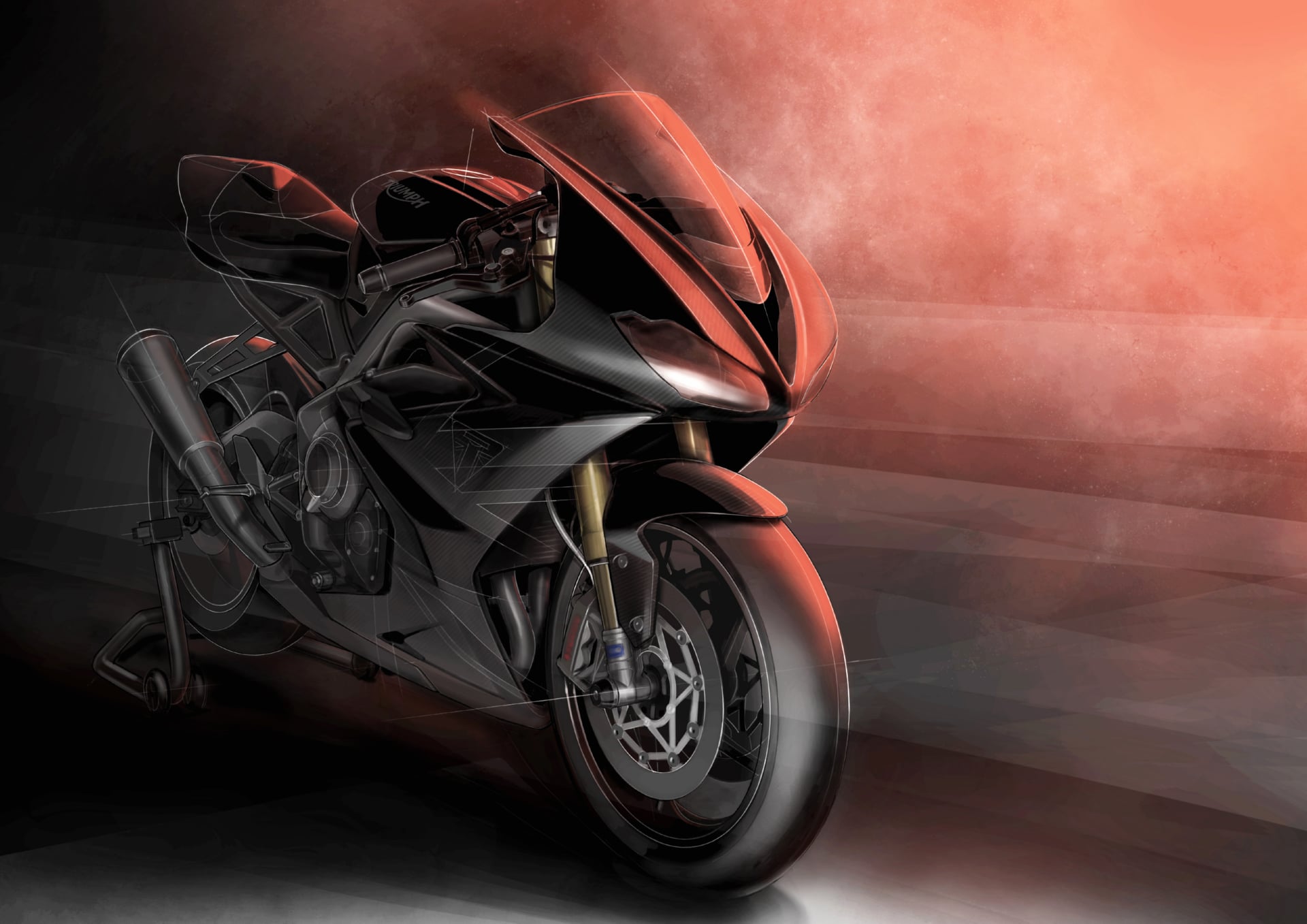 Triumph Daytona 765 Moto2 Limited Edition at 1334 x 750 iPhone 7 size wallpapers HD quality