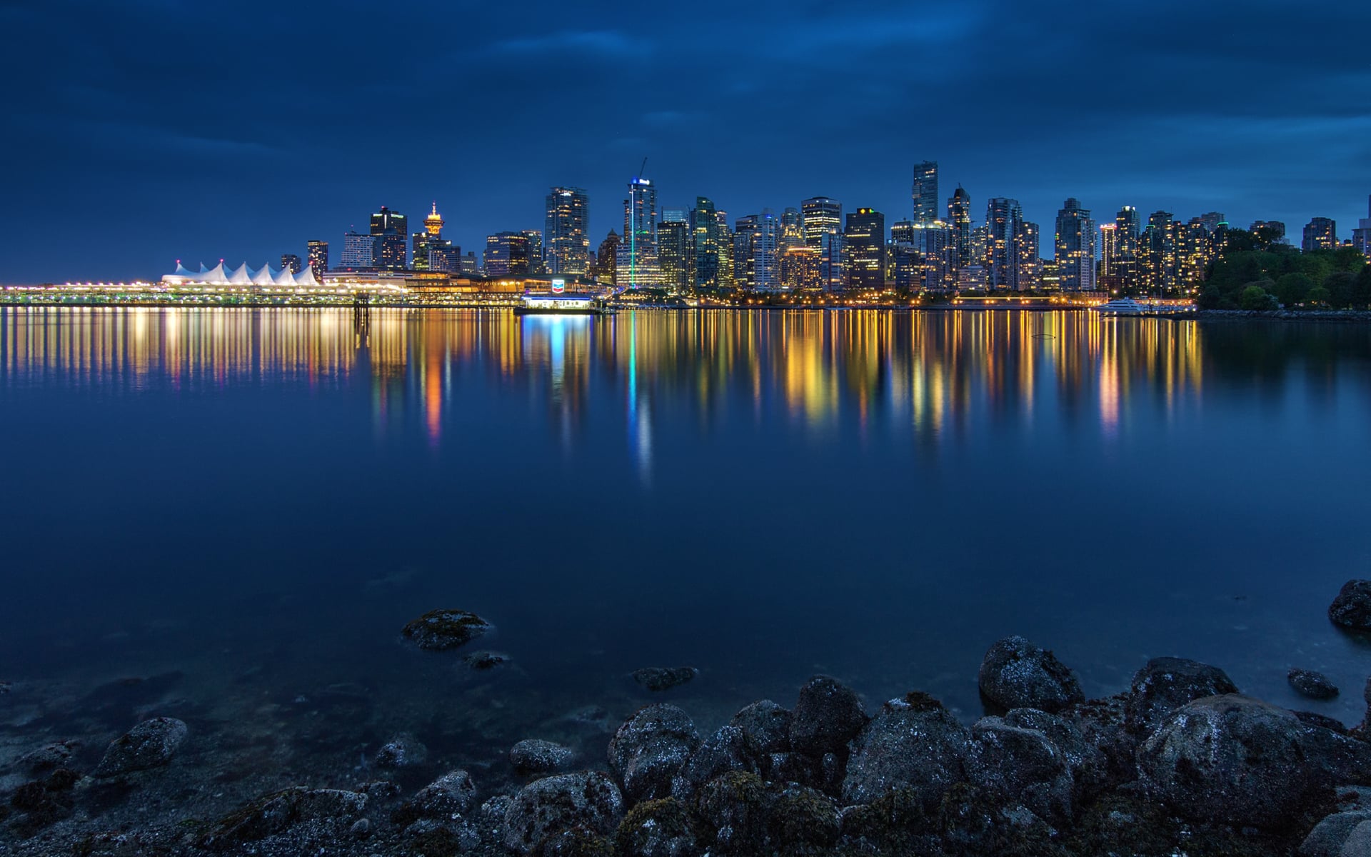 Vancouver City at 1334 x 750 iPhone 7 size wallpapers HD quality