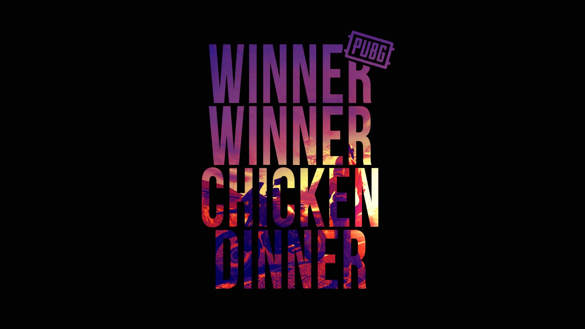 Winner Winner Chicken Dinner at 2048 x 2048 iPad size wallpapers HD quality