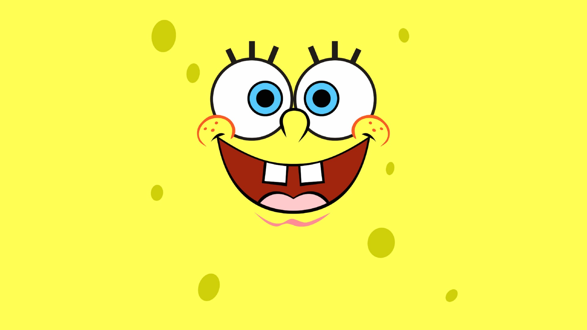 Digital Art SpongeBob smiley face Wallpaper HD Download