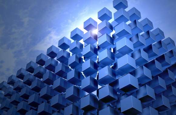 3D cubes wallpapers hd quality