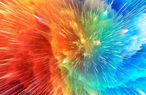 Abstract Color explosion