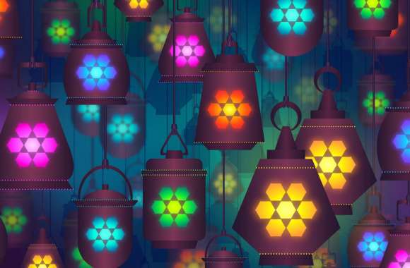 Abstract Lanterns wallpapers hd quality