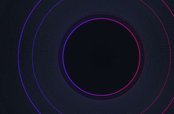 Abstract Neon circles wallpapers hd quality