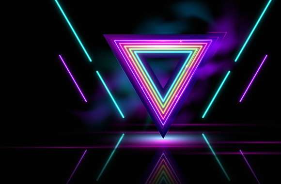 Abstract Triangles wallpapers hd quality