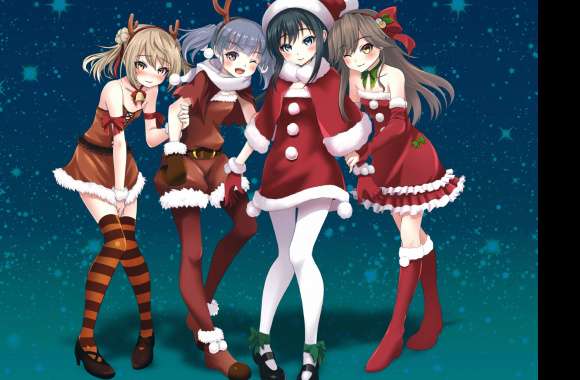 Anime Christmas wallpapers hd quality