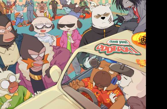 Anime Odd Taxi wallpapers hd quality