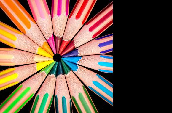 Color pencils wallpapers hd quality