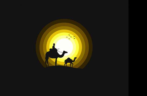 Digital Art Camels