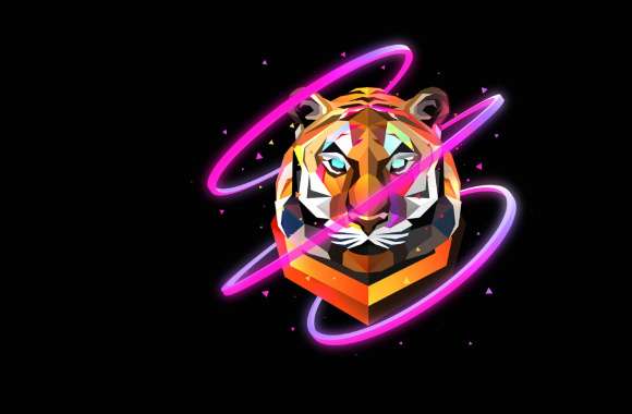 Digital Art Tiger