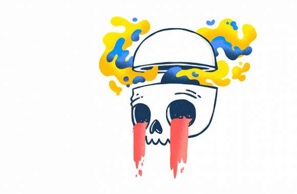 Drippy skull wallpapers hd quality
