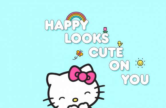 Happy looks cute on you
