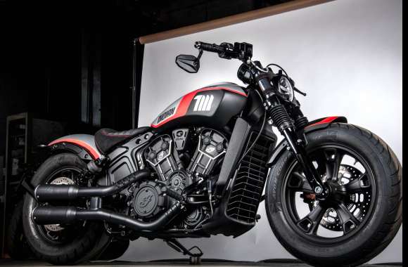 Indian Motorcycles Scout Bobber Sixty Neon wallpapers hd quality