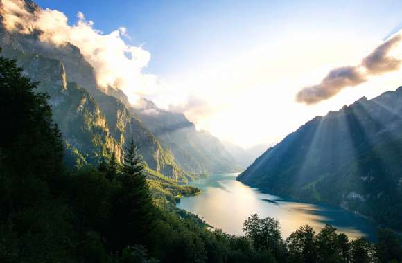 Klöntalersee Lake