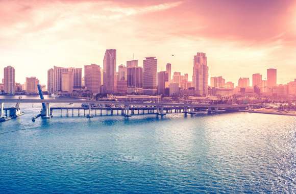 Miami Downtown wallpapers hd quality