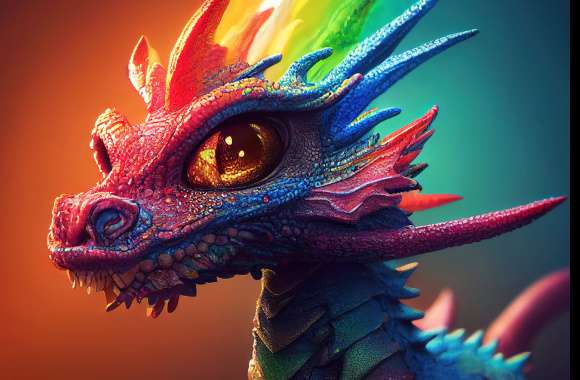 Rainbow dragon