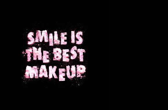 Smile is the Best Makeup wallpapers hd quality