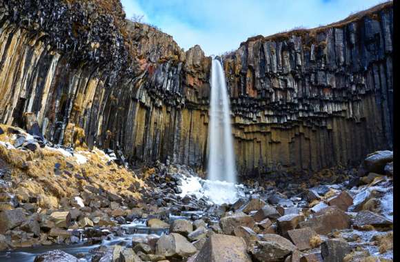 Svartifoss waterfall