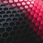 Abstract Hexagons high definition photo