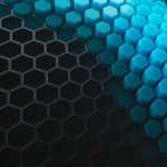 Abstract Hexagons wallpapers for iphone