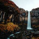 Svartifoss waterfall free wallpapers