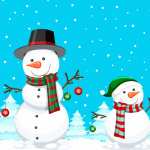 Digital Art Snowman wallpapers for android