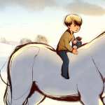The Boy, the Mole, the Fox and the Horse mobile wallpapers