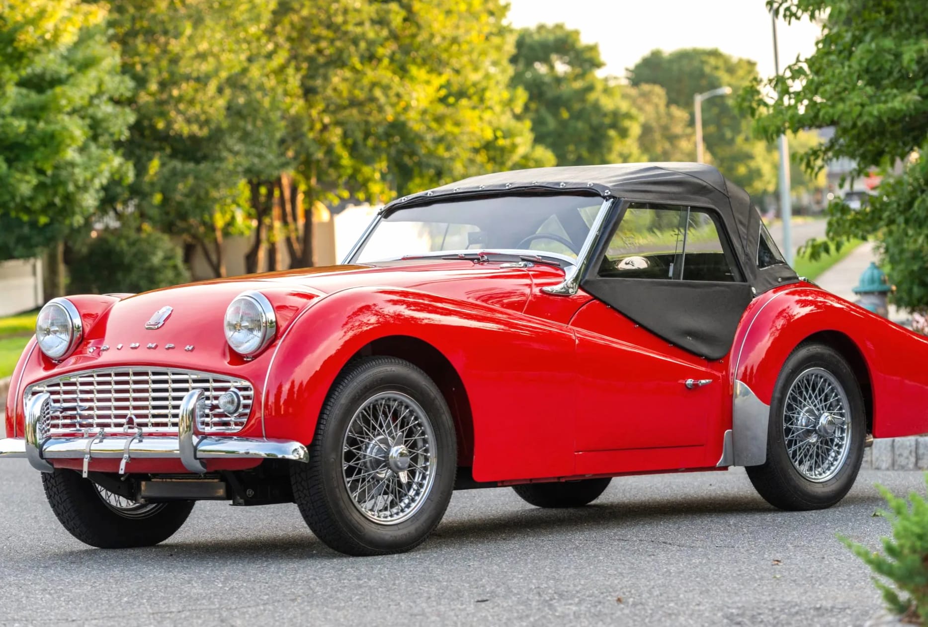 1958 Triumph TR3A - Image Abyss wallpapers HD quality