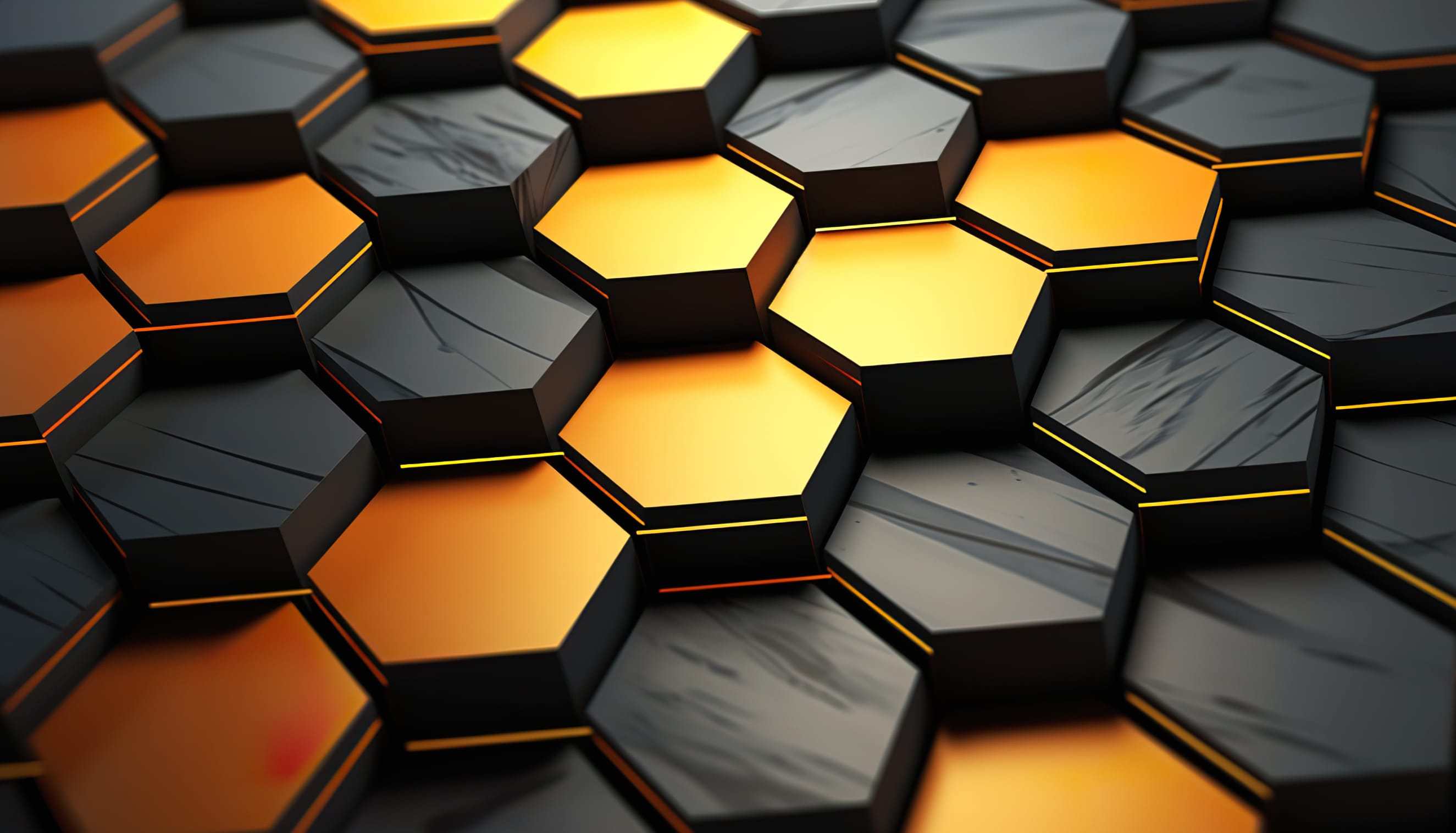 3D Honeycomb Pattern Wallpaper at 640 x 960 iPhone 4 size wallpapers HD quality