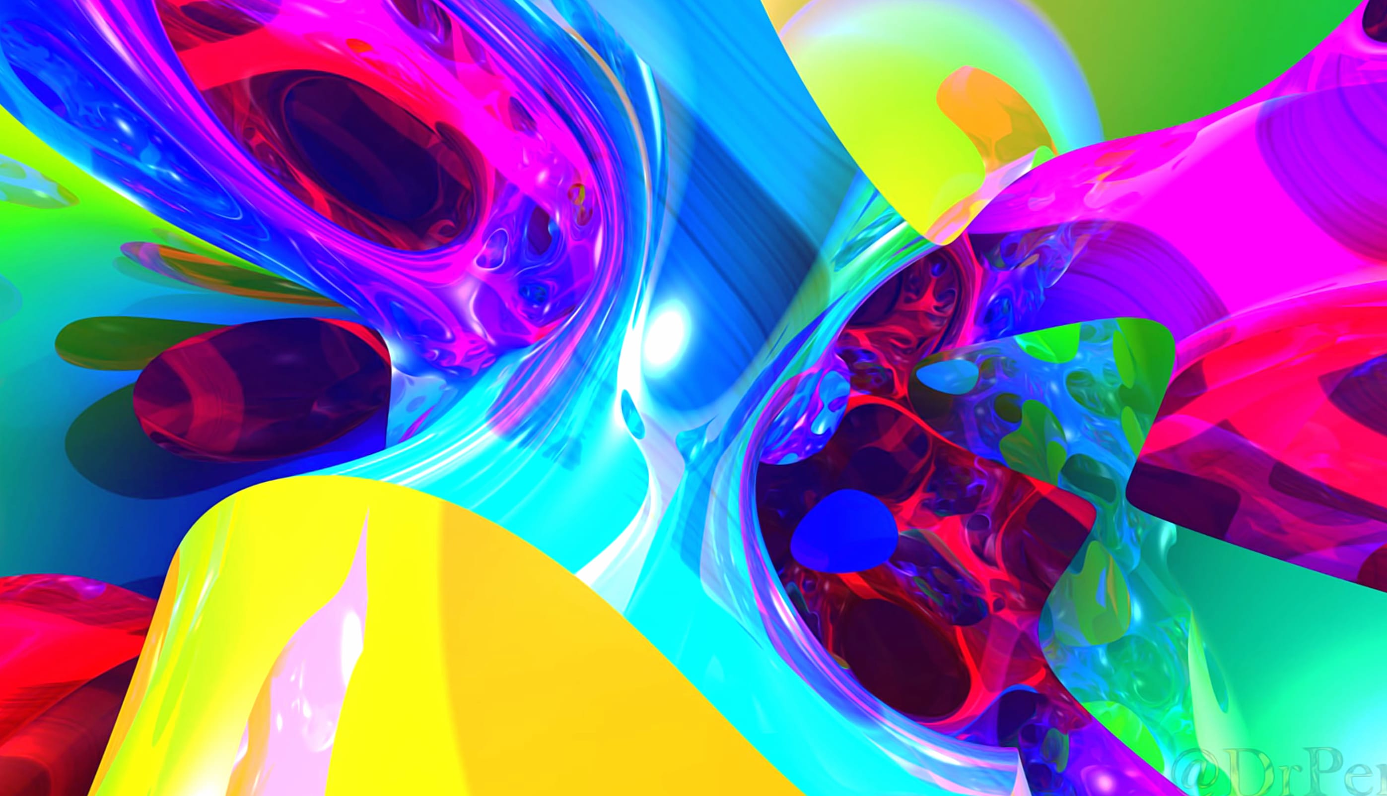 3d Trippy Psychedelic Fractal Art wallpapers HD quality