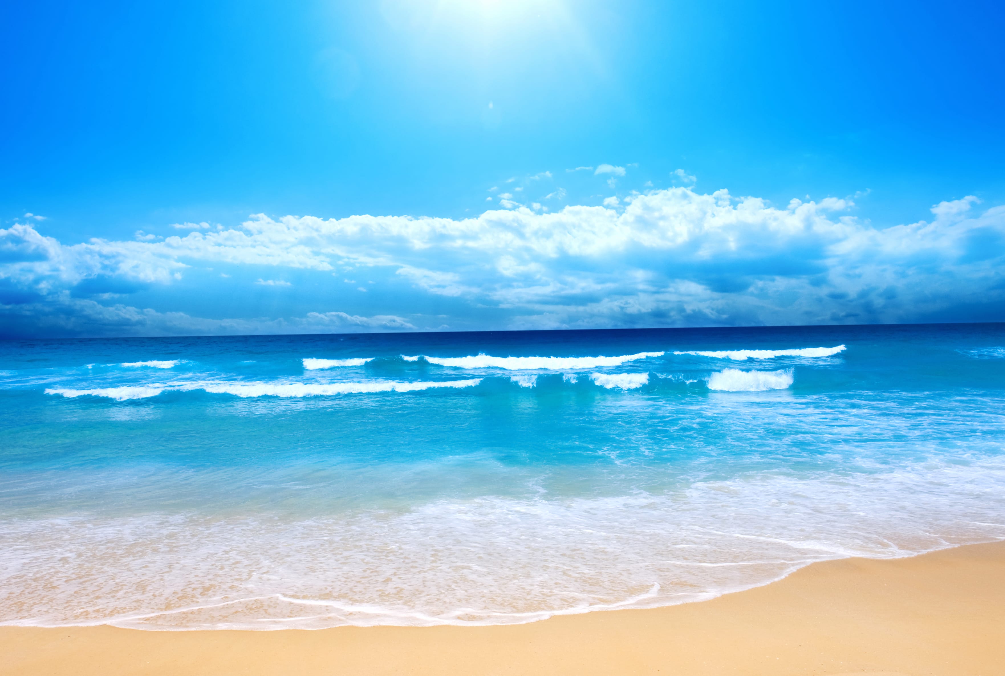 4K Ocean Serenity Wallpaper at 1536 x 864 HD size wallpapers HD quality