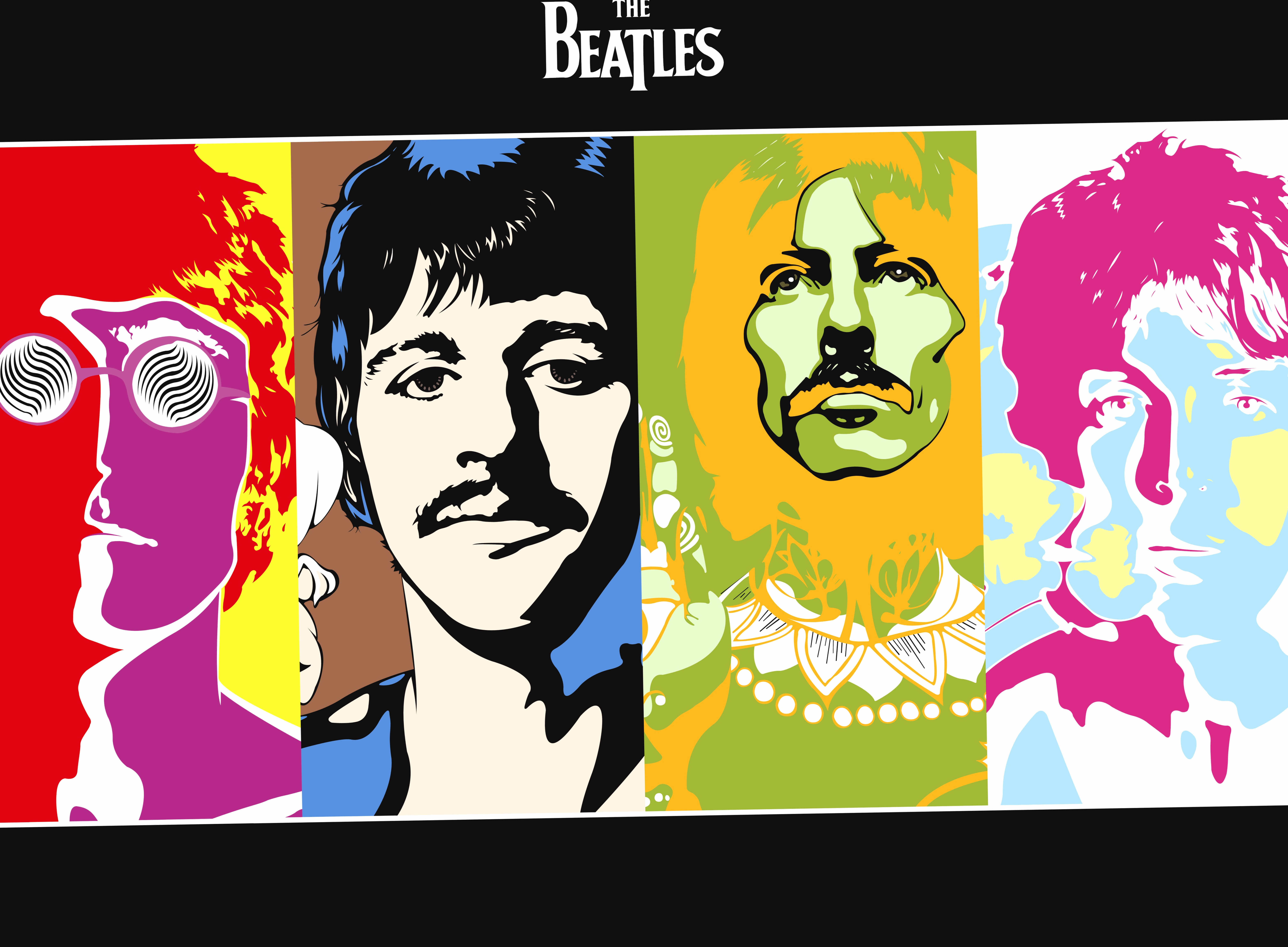 4K UHD Beatles Tribute Within You Without You at 320 x 480 iPhone size wallpapers HD quality