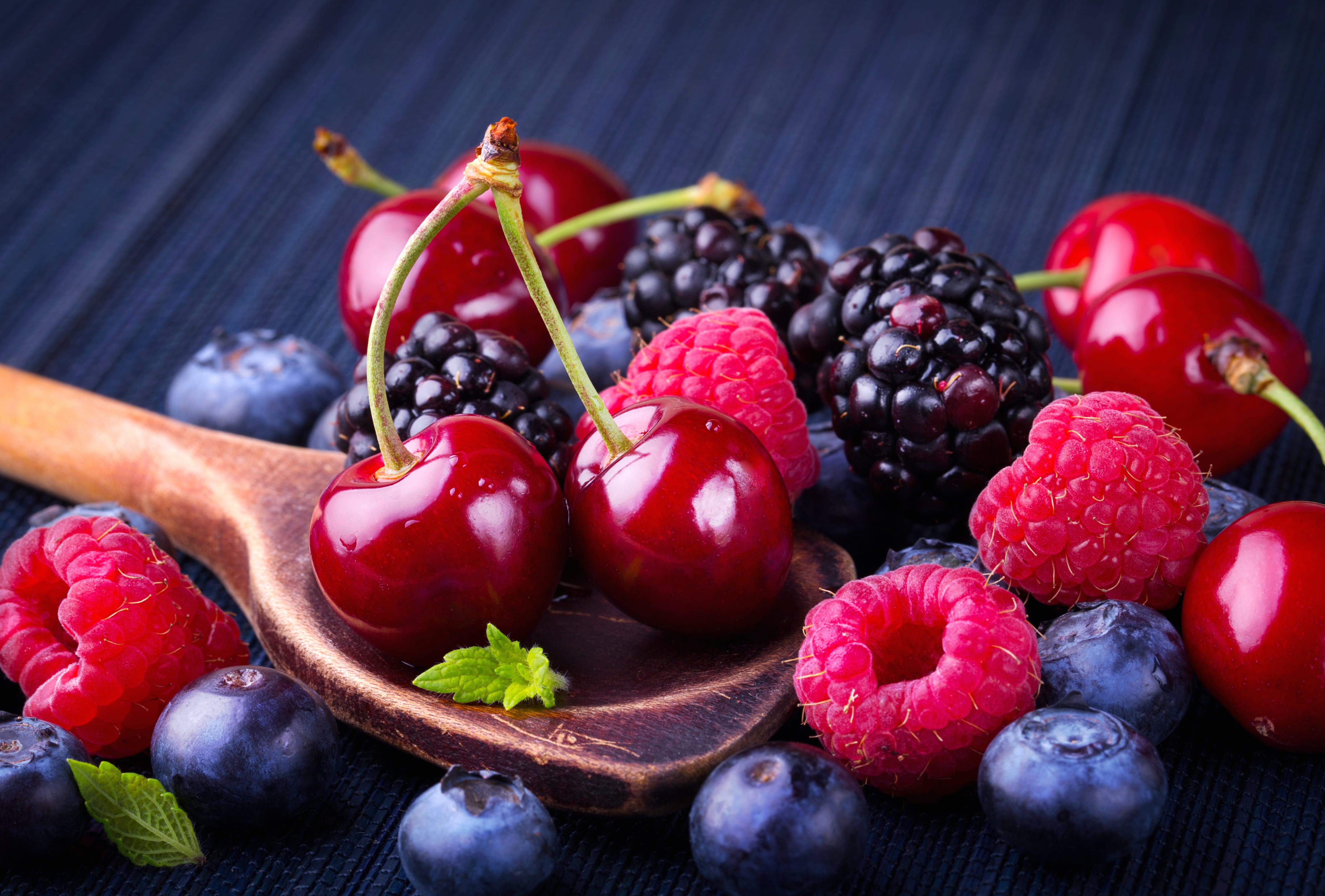 4K Ultra HD Berry Medley Wallpaper wallpapers HD quality