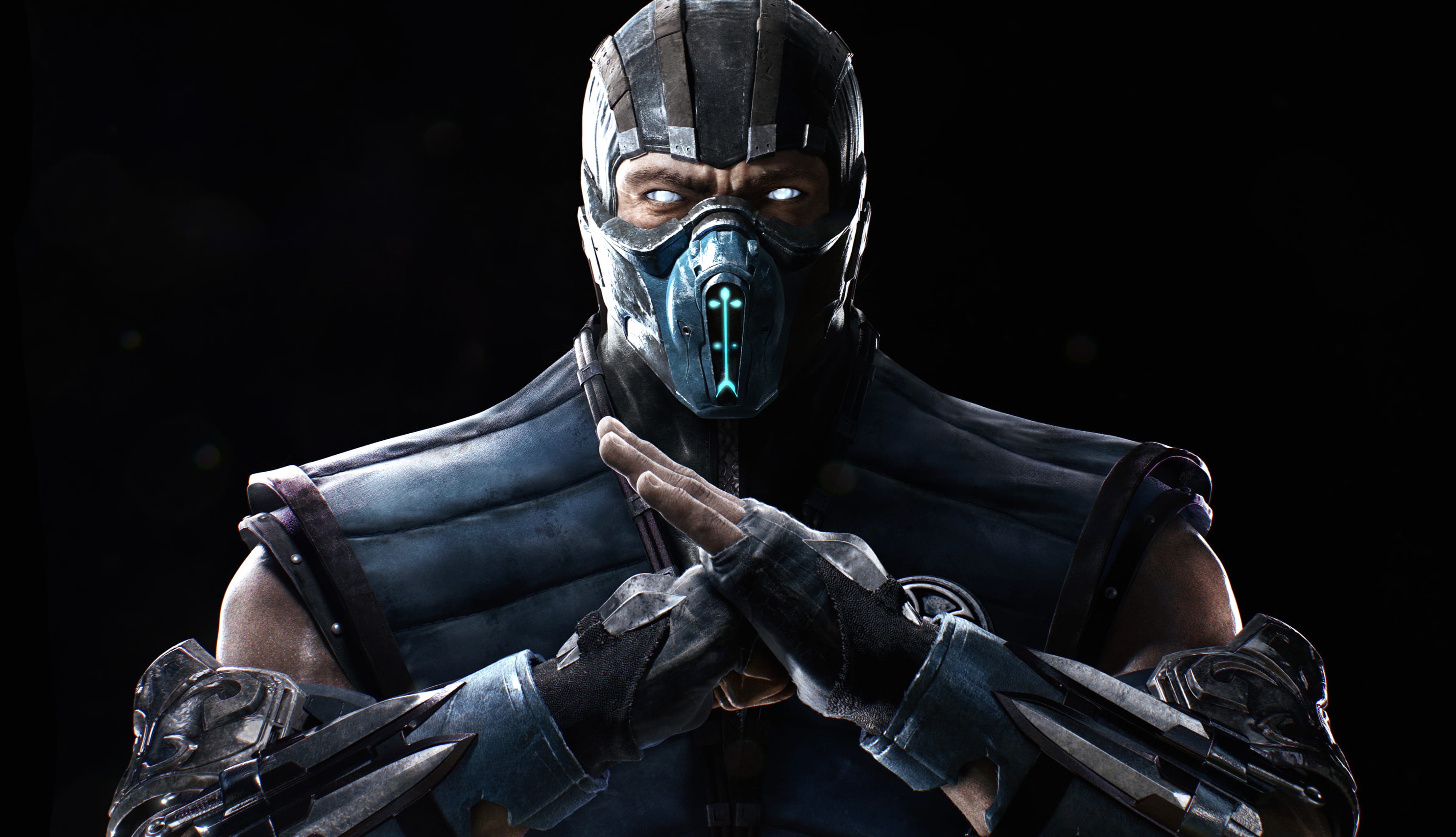 4K Ultra HD Sub-Zero Mortal Kombat X Wallpaper at 1024 x 1024 iPad size wallpapers HD quality