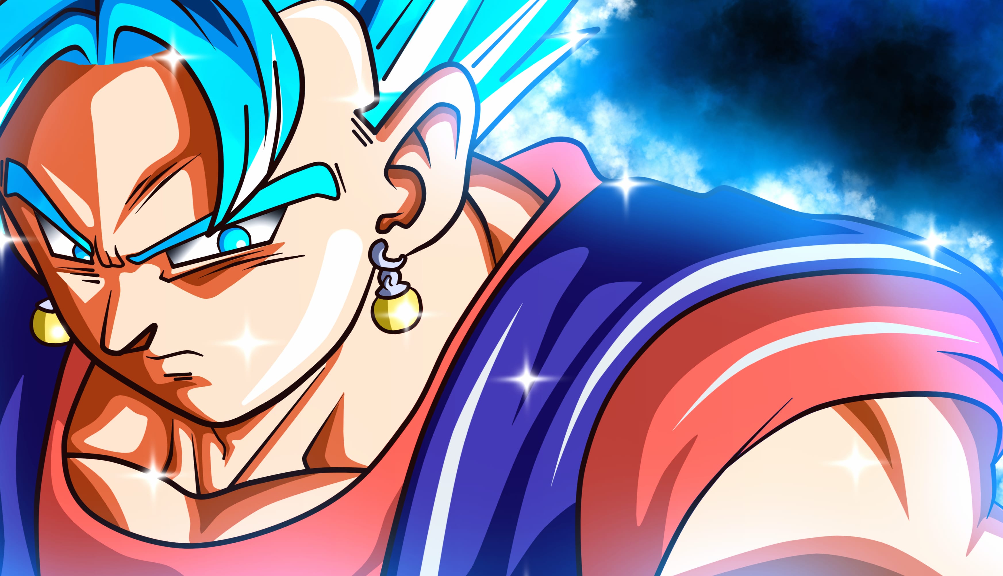 4K Ultra SSGSS Vegito from Dragon Ball Super wallpapers HD quality