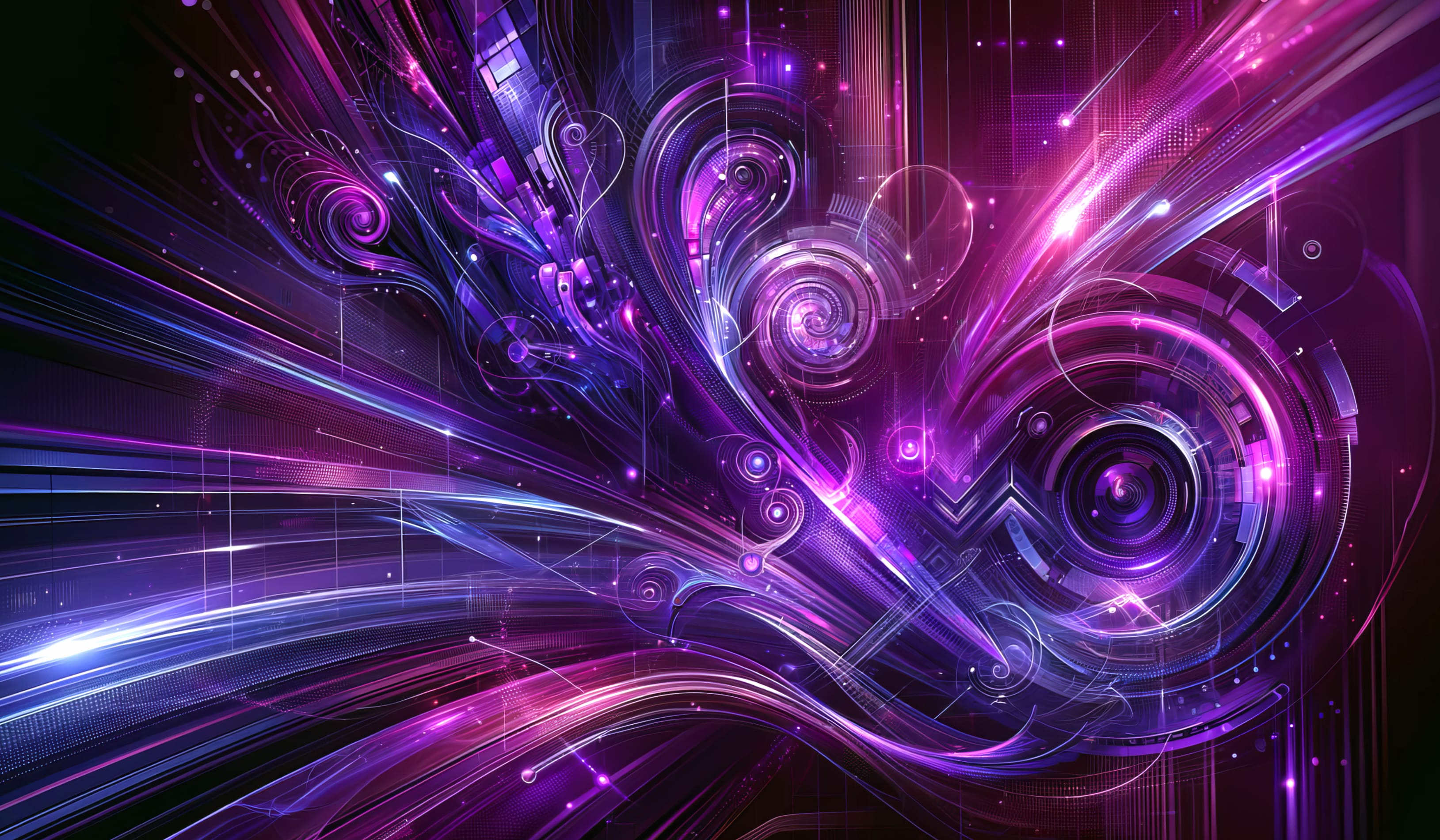 Abstract Futuristic Swirls at 750 x 1334 iPhone 6 size wallpapers HD quality