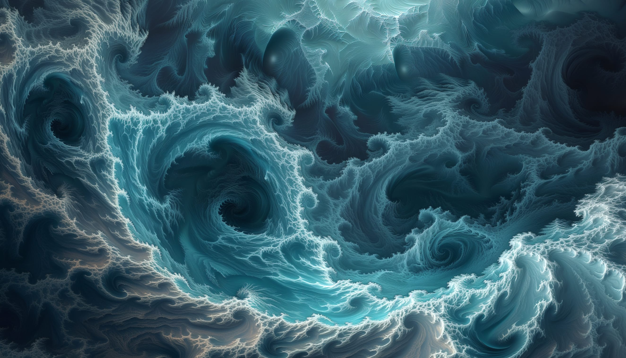 Abstract Ocean Wave Fractal wallpapers HD quality