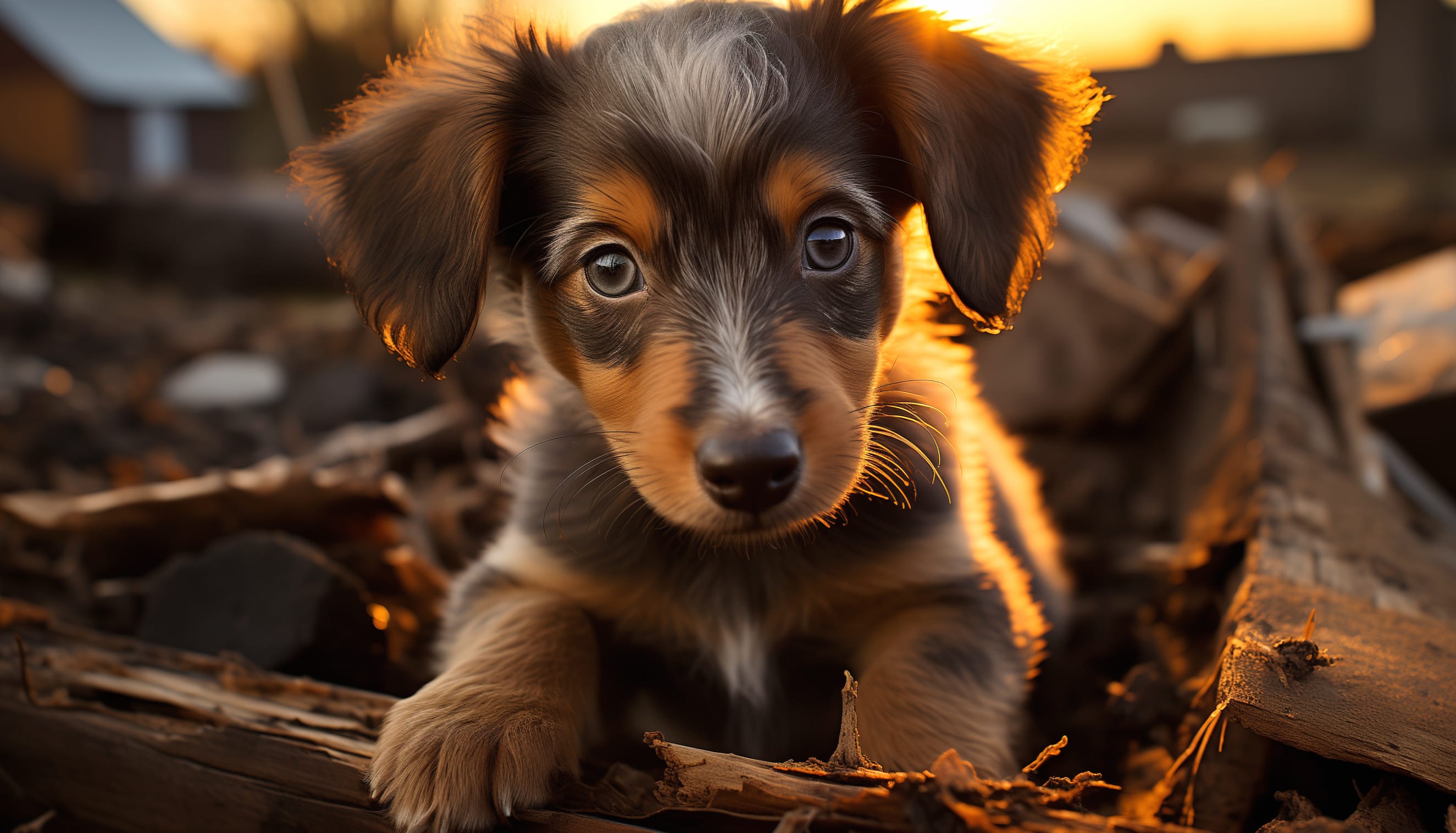 Adorable Dachshund Puppy wallpapers HD quality