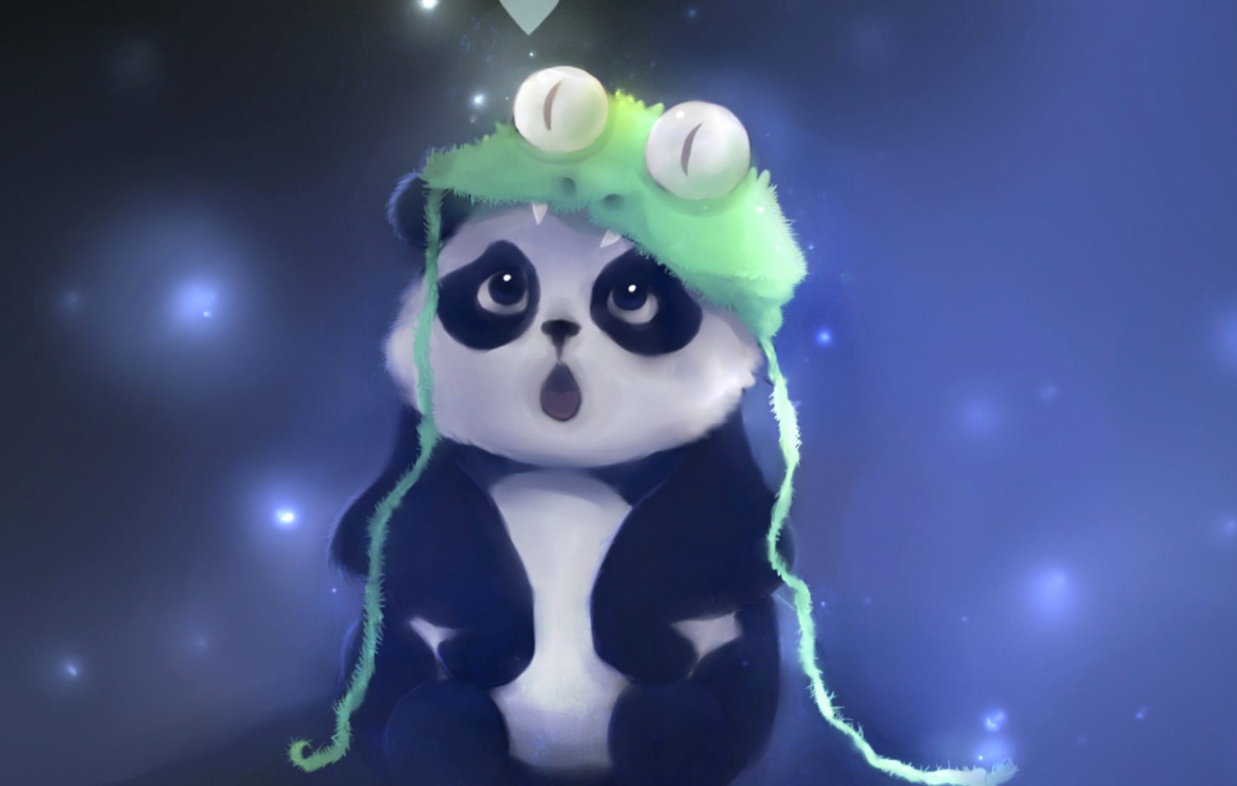 Adorable Panda at 640 x 1136 iPhone 5 size wallpapers HD quality