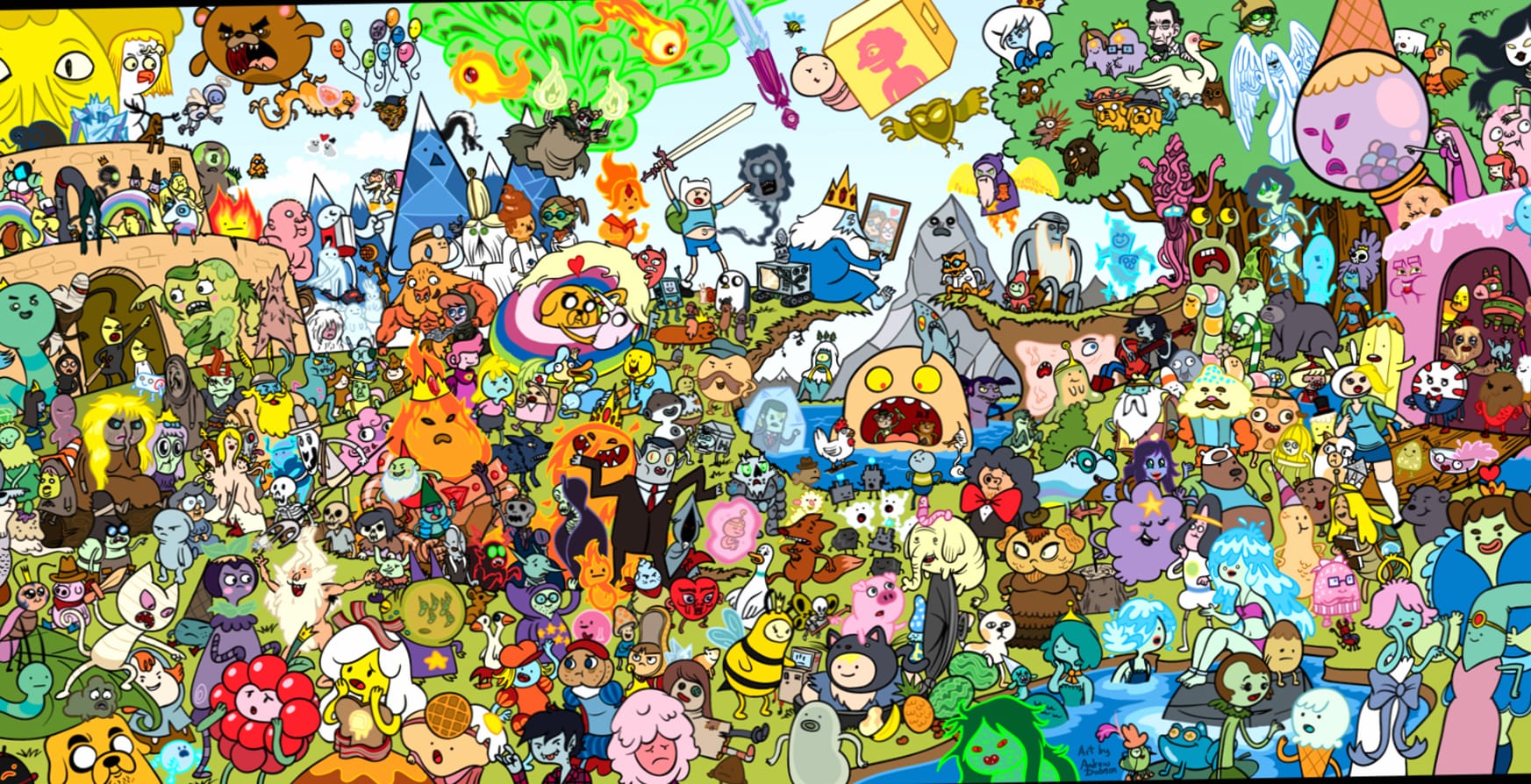 Adventure Time Epic at 640 x 960 iPhone 4 size wallpapers HD quality