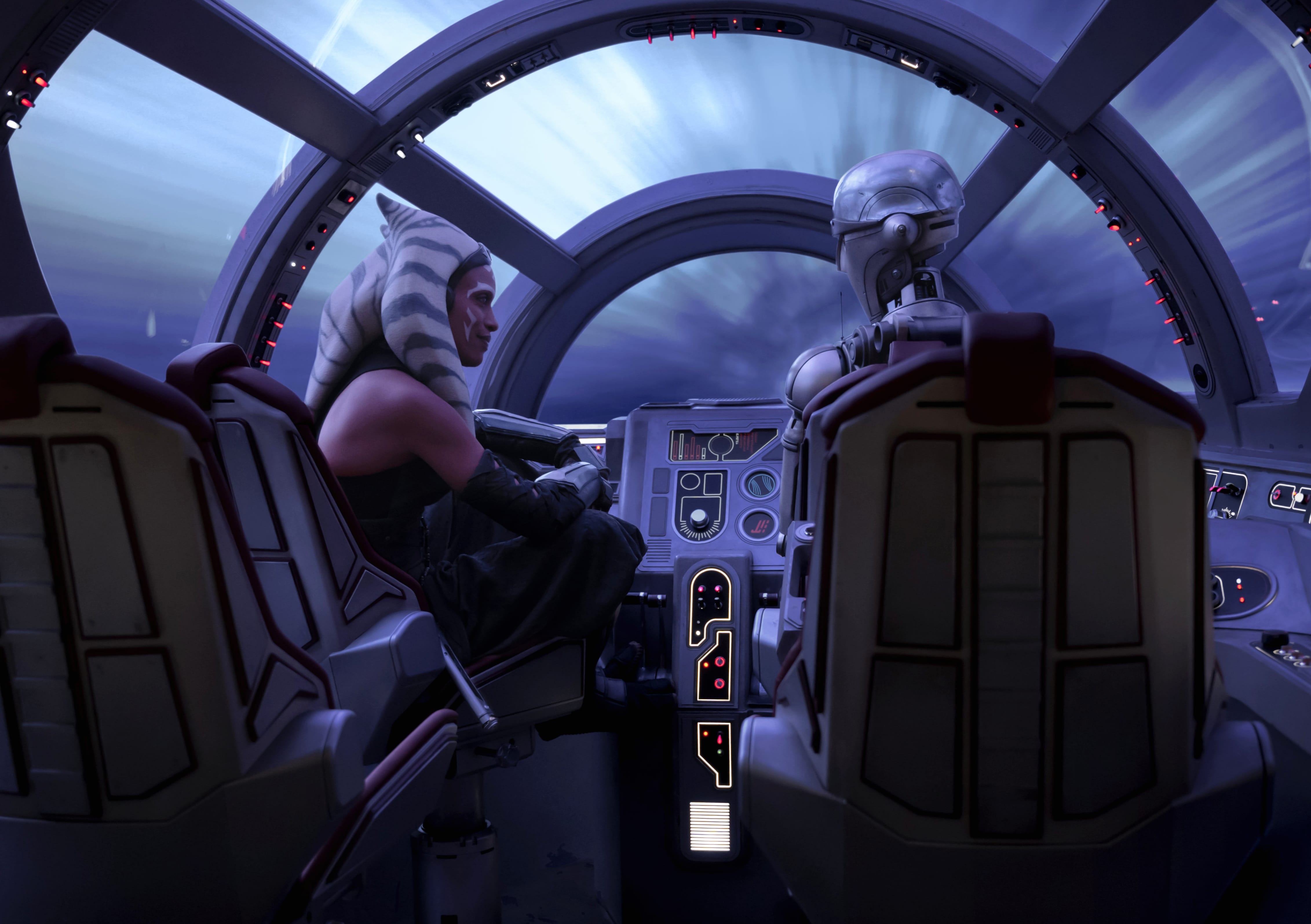 Ahsoka Tano in Cockpit - Star Wars wallpapers HD quality