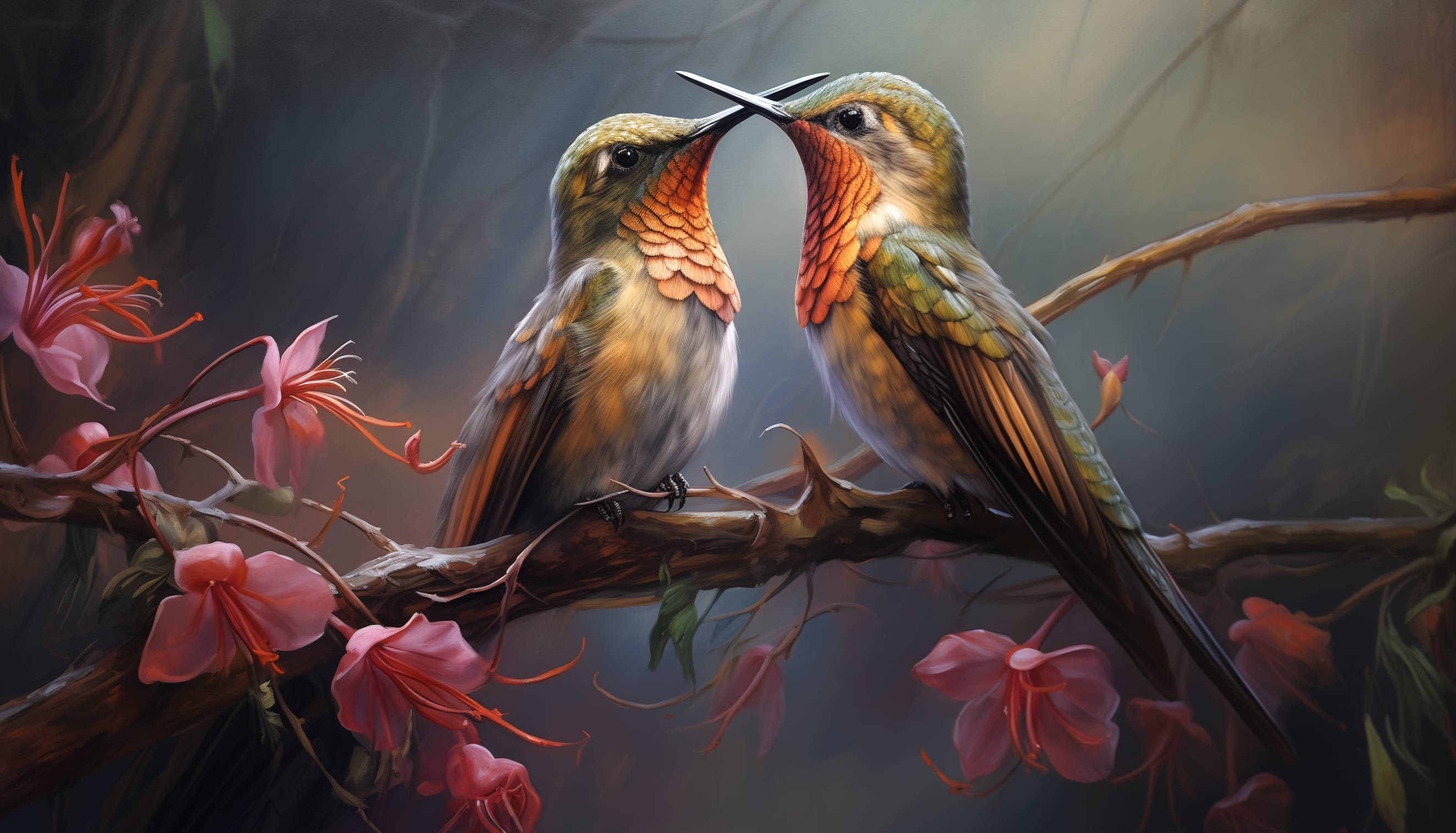 Animal Zebra AI Art Hummingbird wallpapers HD quality