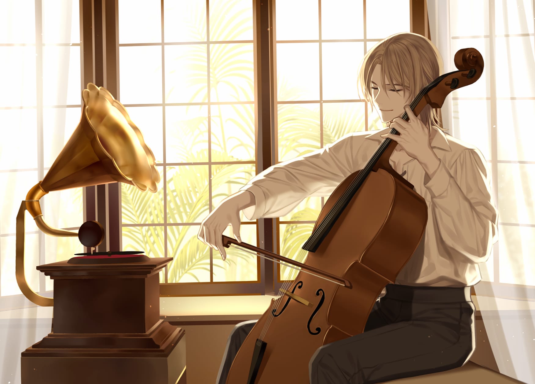 Anime Cello Serenade wallpapers HD quality