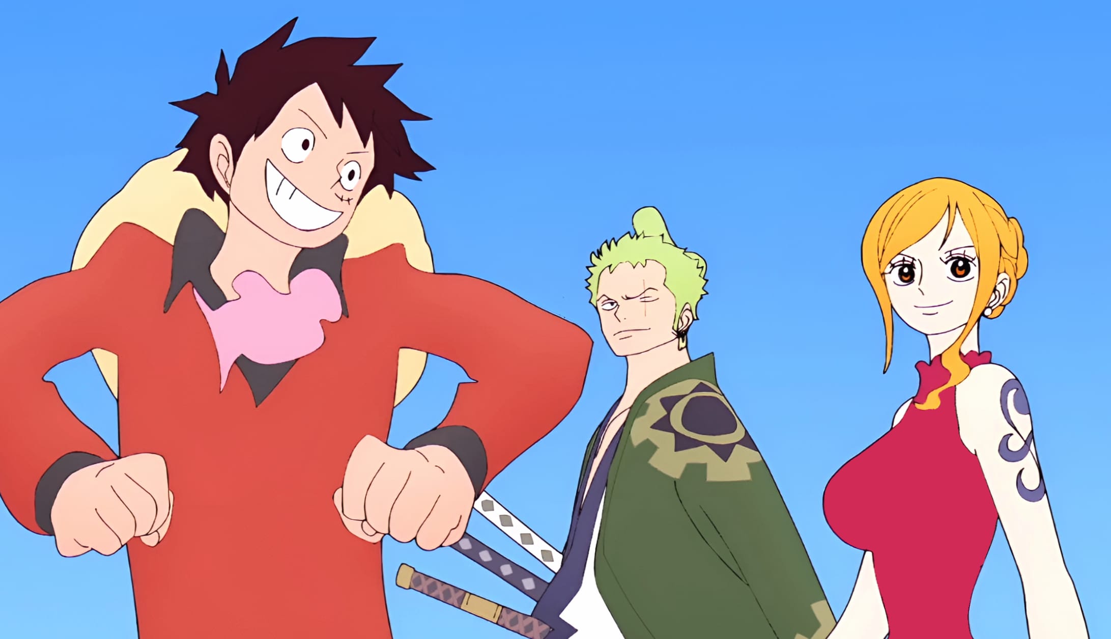 Anime One Piece Monkey D. Luffy Roronoa Zoro Nami (One Piece) wallpapers HD quality