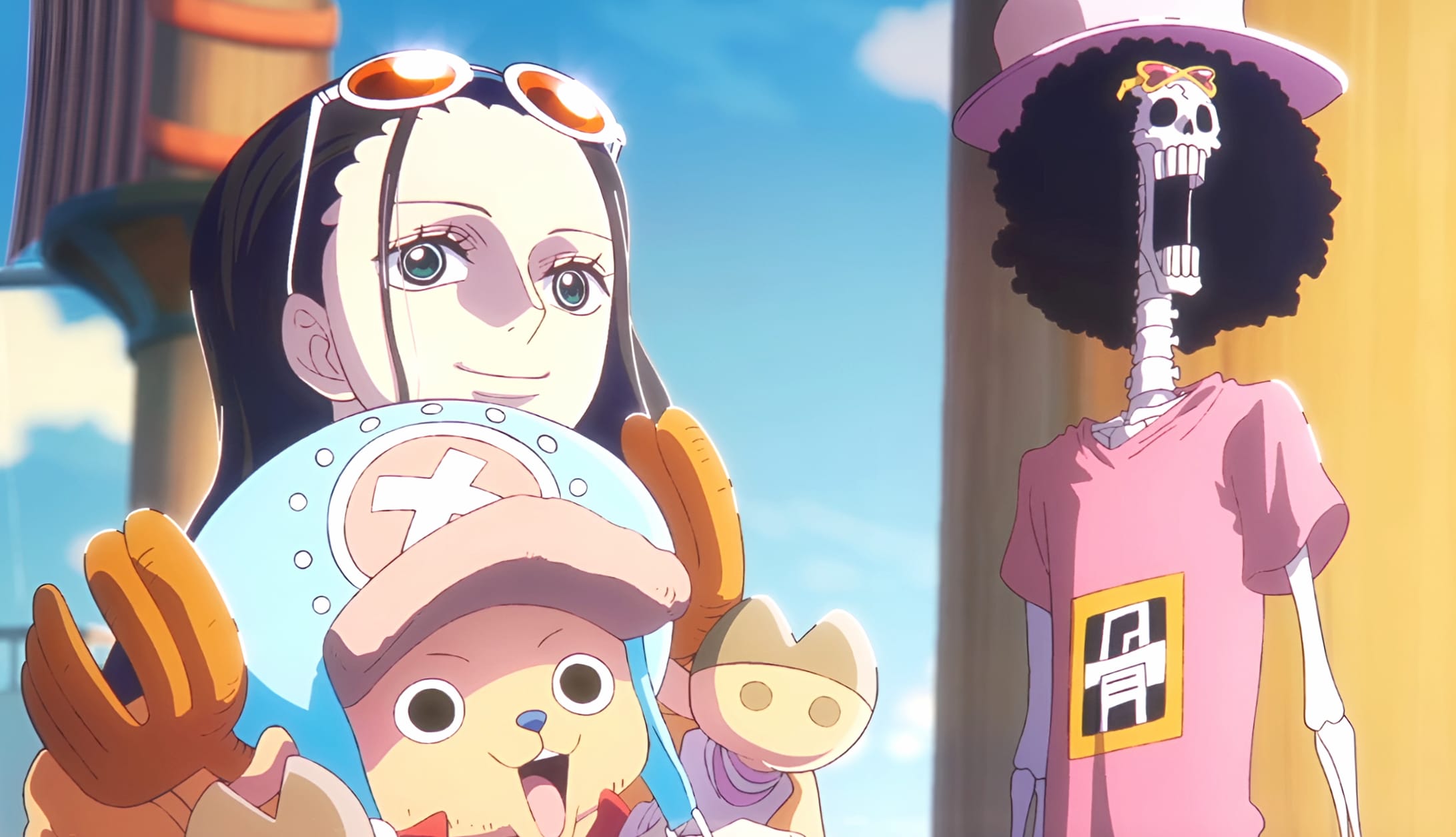 Anime One Piece Nico Robin Tony Tony Chopper Brook (One Piece) at 1280 x 960 size wallpapers HD quality